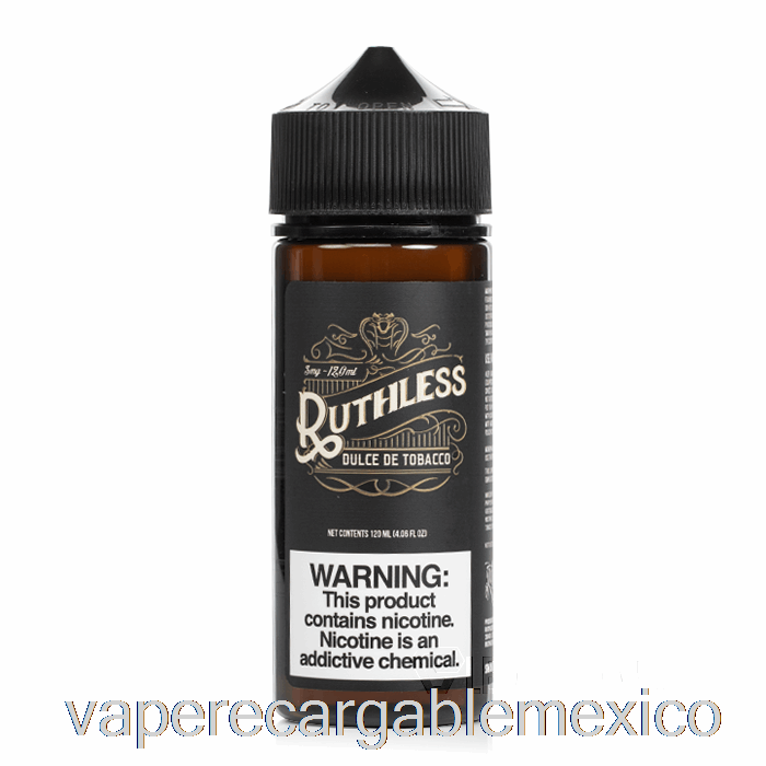 Vape Recargable Dulce De Tabaco - Vapores Despiadados - 120ml 3mg